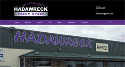 Desktop Screenshot of hadawreck.com