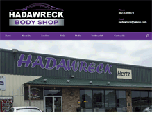 Tablet Screenshot of hadawreck.com